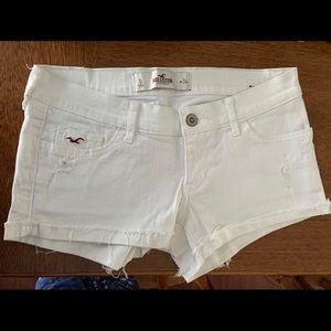 White Hollister Size 0 Jean Shorts